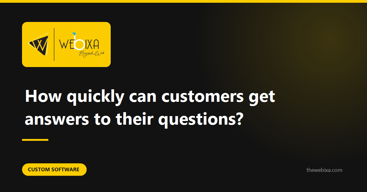 How long does a customer wait for a simple answer?
